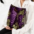 thumbnail image 6 of Grape Velvet Bed Pillow Set with Unique Patterns in Sizes 16x16, 18x18, and 20x20 Inches - Includes 2 Chair Pillow Covers,Bed Pillow for Any Occasion, 6 of 6