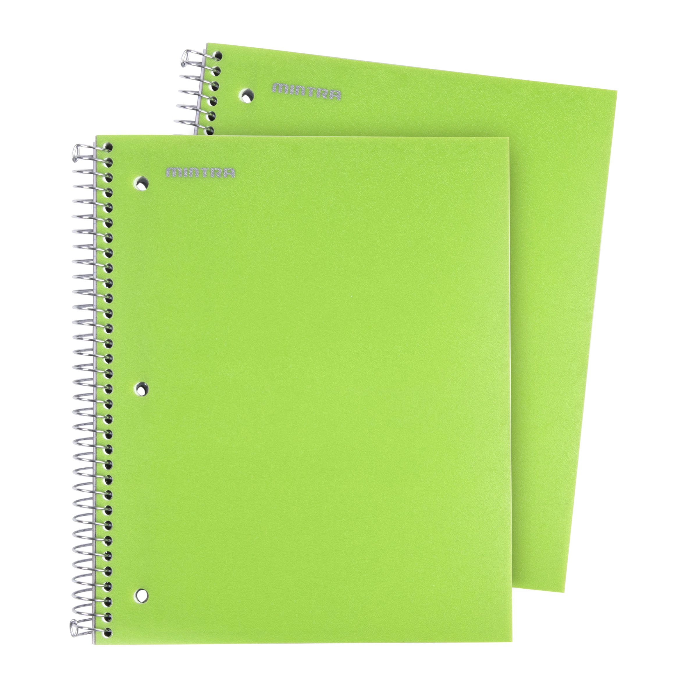 2 Pack Spiral Durable Notebooks 3 Subject, College Ruled 
