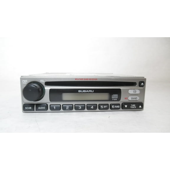 Pre-Owned 2003-2006 Subaru Forester X CD Player Radio Receiver P126 OEM - Verify Specific Vehicle Fitment In Description - (Good)