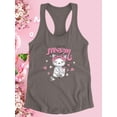 thumbnail image 3 of Love You Mom Cat N Kitten Racerback Tank Women -Image by Shutterstock, Female Large, 3 of 4
