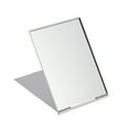 thumbnail image 5 of LEORX 11.5*8cm Portable Folding Makeup Mirror Single Side Travel Shaving Makeup Mirror (Silver), 5 of 8