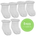 thumbnail image 5 of Kushies 6-Pack Terry Newborn Striped & Solid Cotton Socks - 533562, 5 of 10