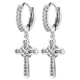 thumbnail image 1 of Pendientes de Aro Cruz Zulema Plata, 1 of 7