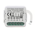 thumbnail image 1 of Tuya Zigbee Smart Switch Module Relay 4 Gang Smartlife Wireless Control Compatible Home Yandex, 1 of 5