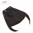 thumbnail image 3 of SEGO Bang Clip in Hair Extension Synthetic Hair Fake Bangs Blonde Straight Hair Piece Gold Hair Accessory, 3 of 6