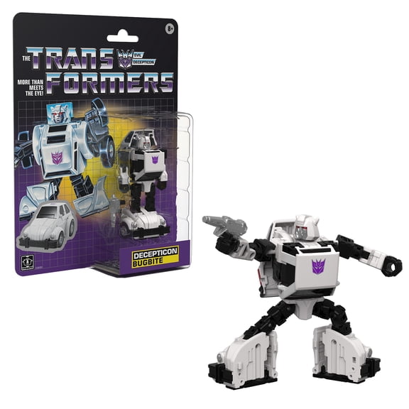 Transformers Toys Retro G1-Inspired Decepticon Bug Bite 4-inch Action Figure, 8 
