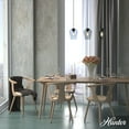 thumbnail image 3 of Hunter - Vidria 3-light Matte Black, Large Cluster Light, Dimmable, Formal Style, for Bedrooms, Kitchens, Dining, Living Rooms - 19726, 3 of 9