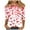 White 10, variant on Valentine's Day Shirts for Women 3/4 Sleeve Spring Tops Love Hearts Print Crewneck Cute Casual Graphic Tee Tshirts (XL, Pink 01)