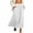 White, variant on BUIGTTKLOP Maxi Skirt for Women Drawstring Elastic High Waisted Casual Flowy Summer Long Skirts with Pockets