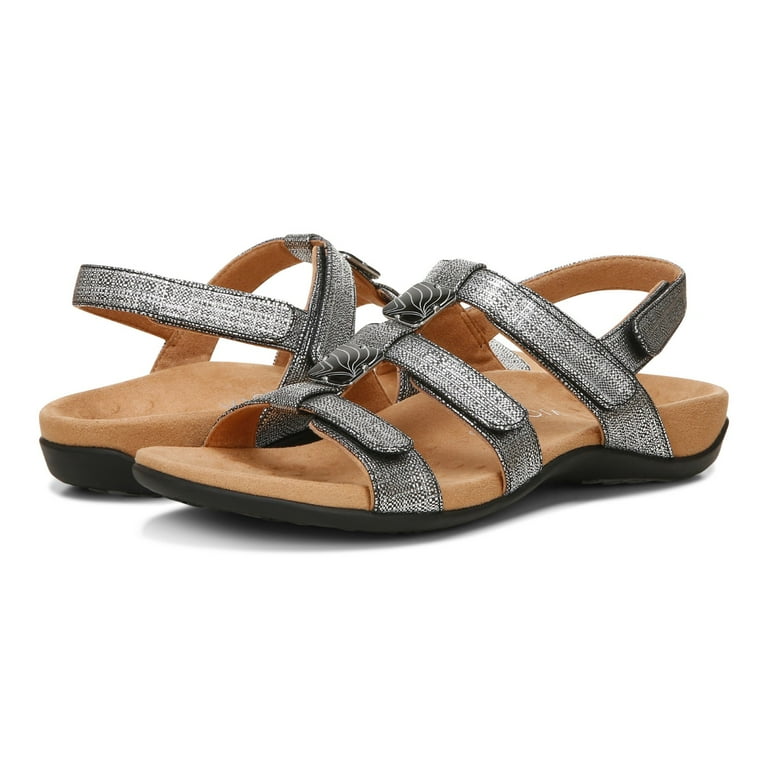 Vionic Amber Women's Adjustable Slide Sandal Orthaheel