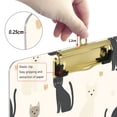 thumbnail image 6 of FORMRS Acrylic Clipboard with Low Profile Clip Standard A4 Letter Size, 12.5" x 9", Black Cute Cats, 6 of 8