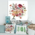 thumbnail image 3 of Designart 'Wildflowers With Vintage Old Letters' Farmhouse Framed Art Print, 3 of 4