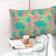 thumbnail image 4 of Yiaed Colorful Palm Leaves Print Brushed Microfiber Envelope Pillowcases, Standard,Envelope Closure Pillow Cases(No pillow core)-16"x24", 4 of 6
