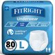 thumbnail image 1 of Ropa interior para incontinencia en adultos Medline FitRight Ultra Large, 1 of 6