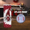 thumbnail image 6 of Christmas Gnomes Gifts for Women Sister Winter Coffee Mug with Lids Skinny Straight Tumbler Stainless Steel Water Glasses Tea Cup Cups for Hot and Cold Drinks Gnome Gifts for Birthday Friendship, 6 of 6
