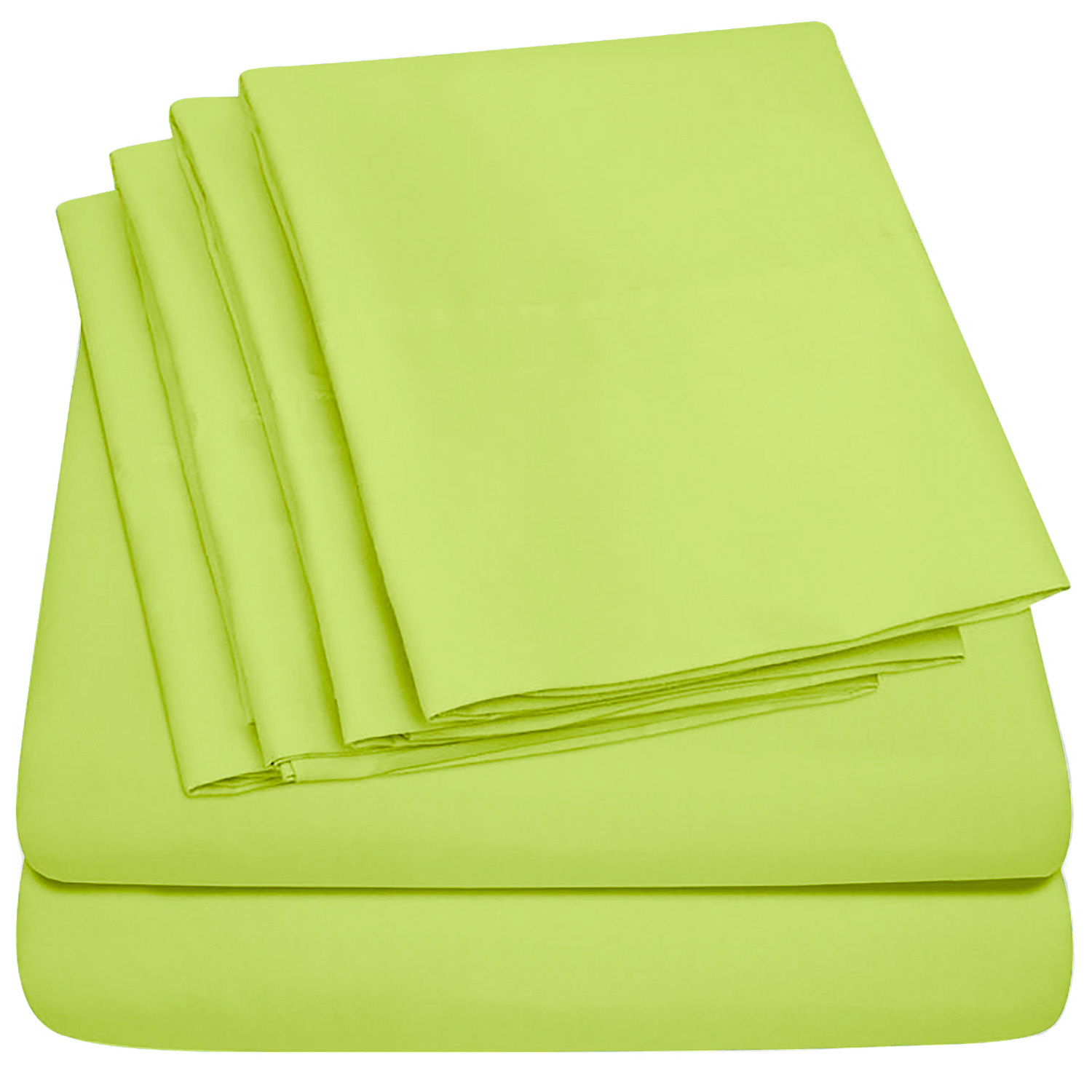 Premium Home Collection Microfiber Soft Cooling Bed Sheet Set - 6 Piece, Queen, Mint