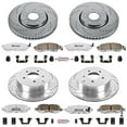 thumbnail image 3 of PowerStop Front and Rear Z26 Street Warrior Carbon-Fiber Ceramic Brake Pad and Drilled and Slotted Rotor Kit Fits: INFINITI Select Models K4477-26, 3 of 9