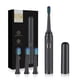 thumbnail image 3 of Cepillo de dientes eléctrico sónico T7 para adultos, recargable, para parejas, 1 mango y 4 cabezales, 3 of 5