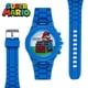 thumbnail image 4 of Accutime Nintendo Super Mario Reloj digital LCD intermitente para niños, espectáculo de luces LED, banda azul vibrante, pantalla fácil de leer, perfecto para niños, 4 of 5