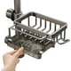 thumbnail image 1 of Estante de almacenamiento para grifo de fregadero de cocina | Organizador espacial de aluminio | No se requiere perforación | Diseño hueco de secado rápido con bandeja de goteo | Ganchos para, 1 of 2