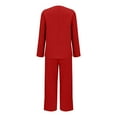 thumbnail image 6 of Pyhlmscde Women's Plain Long Sleeve Two Piece Suit, Women Fall Clothes, Sweatsuits for Women, Two Piece Sets for Women, 6 of 6