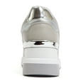 thumbnail image 3 of Ninety Union Relax 2 1/2" Wedge Sneaker, Silver, 7, 3 of 4