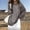 Brown, variant on Amzcrzy Sweaters for Women Women's Solid Color Knitted Sweater Knitted Round Neck Hooded Sweater Pullover Top Womens Sweaters Jackets for Women Womens Long Sleeve Tops Womens Jacket Women's Clothing
