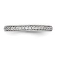 thumbnail image 4 of Auriga 14K White Gold Lab Grown Diamond Band for Women Size 7 (0.25ct, Color- D-E, Clarity- VS/SI), 4 of 6