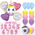 thumbnail image 2 of Unicorn in the Clouds Birthday Balloon Bouquet, 2 of 20