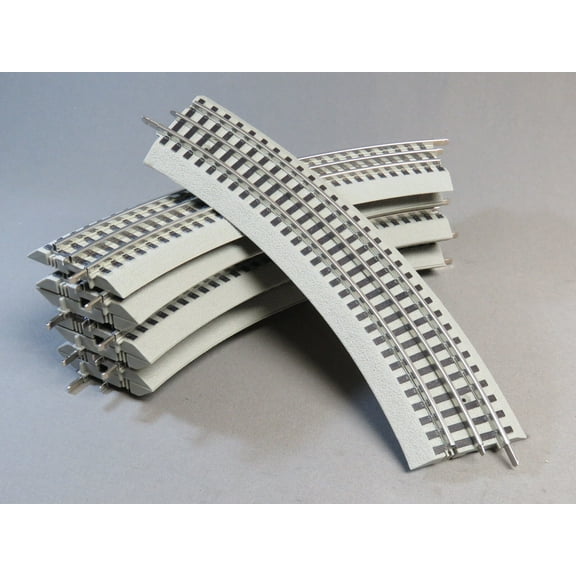 LIONELL 031 FASTRACK 1/8 Curved Section Track 8 Pieces (1 Full Circle) O Gauge