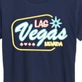 thumbnail image 3 of Instant Message - Las Vegas -Women's Short Sleeve Graphic T-Shirt, 3 of 6
