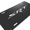 thumbnail image 3 of SRT Carbon Fiber Look 12" x 6" Aluminum License Plate for Dodge Jeep Chrysler, 3 of 4