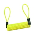 thumbnail image 2 of koolsoo Disc Lock Security Reminder Cable Disc Reminder Cable for Motorbike Bike ATV Yellow, 2 of 9