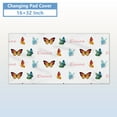 thumbnail image 6 of KAINSY Custom Baby Crib Bedding Set,5 Pcs Personalized Name Baby Crib Sets for Kid Toddler ,Floral Butterfly Nursery Bedding Set for Baby Girls,Double Layer Crib Sets Personalized Gifts, 6 of 8