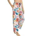 thumbnail image 2 of Balery Floral Ditsy print Women's Pajama Pants,Ultra Lightweight Pjs,Lounge Pant-Medium, 2 of 9