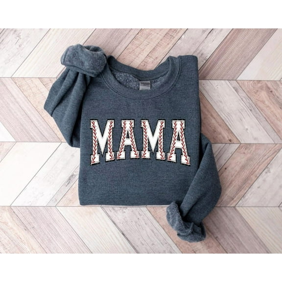 Velto Baseball Mom , Baseball For Mom, Sports Mom , Game Day Baseball Mama Gift, Baseball Season Shirt Sweatshirt Full Size S-5XL