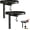 2pcs, variant on Wall-Mounted Metal Bird Bath Basin, 2-in-1 Bird Feeder Tray with Hanging Hook, Rustproof Deck Fence Bracket Waterer for Garden Balcony Patio Outdoor Decor
