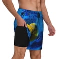 thumbnail image 2 of Rateoe Sports Tennis Ball Pattern Men’s Swim Shorts with Compression Liner – Double-Layered Quick-Dry Swimwear, Comfortable & Stretchy Beach Shorts-Medium, 2 of 6