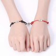 thumbnail image 2 of pulseras magnéticas atractivas de sol y luna para parejas, para hombres y mujeres, cuerda trenzada ajustable con atracción mutua., 2 of 5