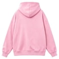 thumbnail image 4 of Women's Pet Pouch Hoodie, Kangaroo Carry Sweatshirt with Front Pet Carrier Pocket, Side Zip Drop Shoulder Oversized Hooded Top for Cats & Dogs, 4 of 5