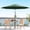 Vert, variante sur Bingirl Parasol de Patio Résistant aux UV de 9 Pi - 8 Nervures Robustes, Parasol de Table avec Inclinaison à Bouton-Poussoir Facile. Grand Parasol pour Piscine, Cour et Jardin. Beige
