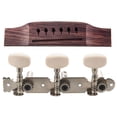 thumbnail image 2 of 6Pcs Bridge Pins/Saddle/Nut Abalone Dots with 2Pcs Acoustic Classic Guitar Set Tuning Pegs Keys Machine Heads Tuners, 2 of 10