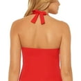 thumbnail image 3 of Bleu Rod Beattie SCARLET Kore Halter Tankini Swim Top, US 14, 3 of 3