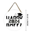 30x30cm Graduation Leis 2024 Customizable Graduation Doorplate