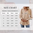 thumbnail image 3 of SWQZVT Chiffon Blouses for Women Dressy Bubble Sleeve Smocked Ruffle Cuffs V Neck Tops Fall Casual Long Sleeve Shirts Business Work Tunic Tops, 3 of 8