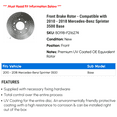 thumbnail image 2 of Front Brake Rotor - Compatible with 2010 - 2018 Mercedes-Benz Sprinter 3500 Base 2011 2012 2013 2014 2015 2016 2017, 2 of 2