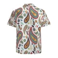 thumbnail image 3 of High Quality Hawaiian Shirts for Men Short Sleeve Aloha Beach Shirt Floral Summer Casual Button Down Shirts Blouses F6SHTG, 3 of 7