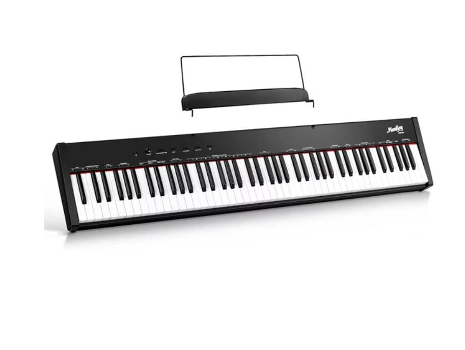 Moukey Piano 88 Keys Keyboard FullSize Digital Keyboard Easy to use