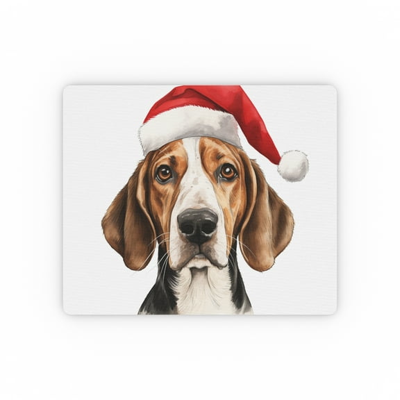 DistinctInk Mouse Pad - 1/4" Foam Rubber - English Foxhound