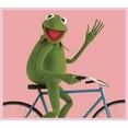thumbnail image 2 of Girl's The Muppets Biking Kermit  Graphic Tee Light Pink X Large, 2 of 4